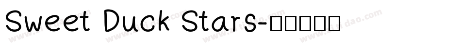 Sweet Duck Stars字体转换